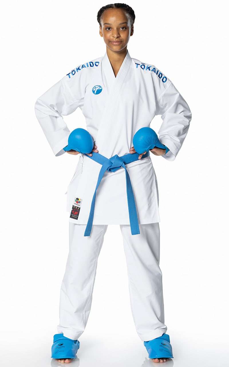 KIMONO KARATE TOKAIDO KUMITE MASTER JUNIOR SET , WKF, 4 OZ