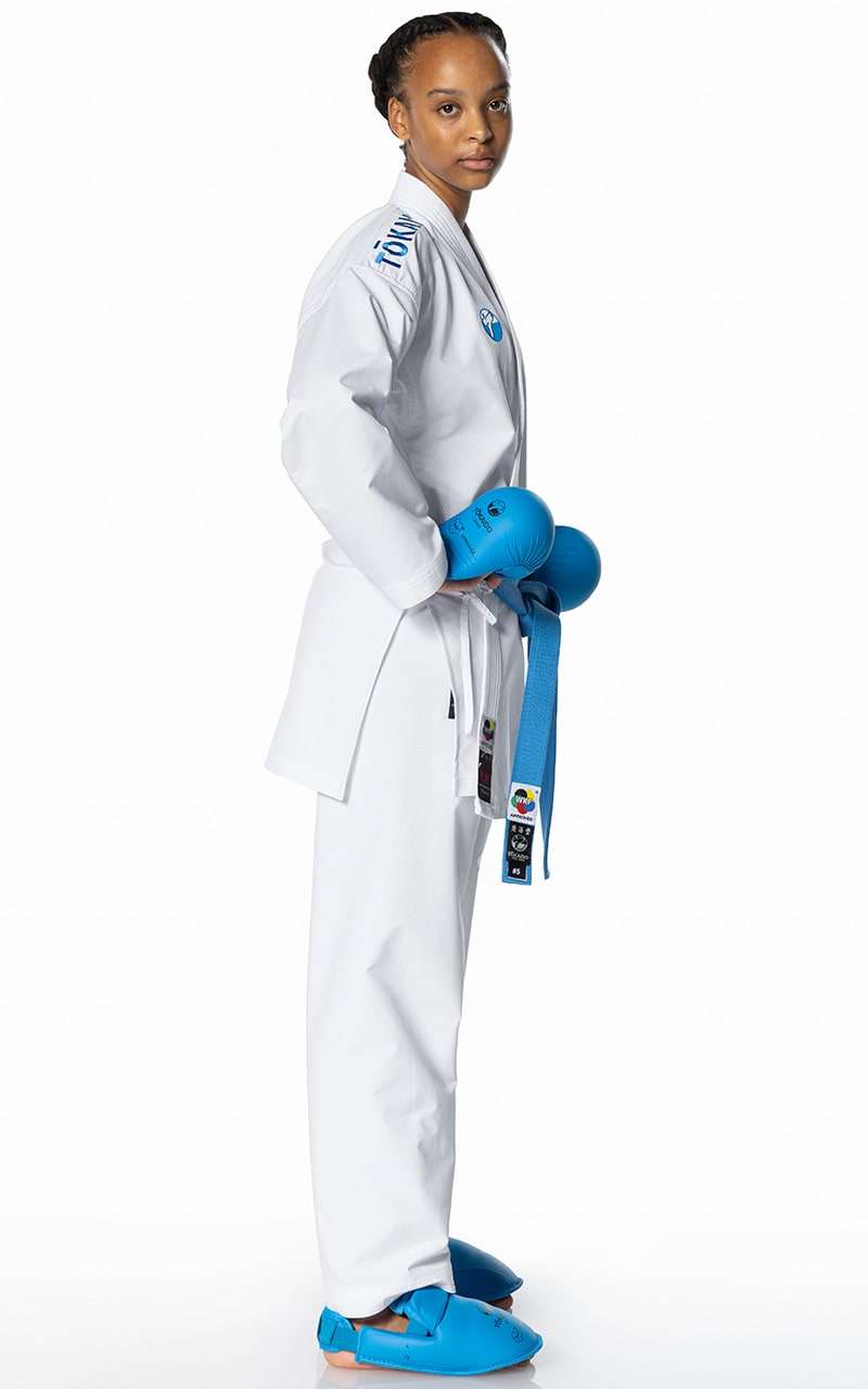 KIMONO KARATE TOKAIDO KUMITE MASTER JUNIOR SET , WKF, 4 OZ