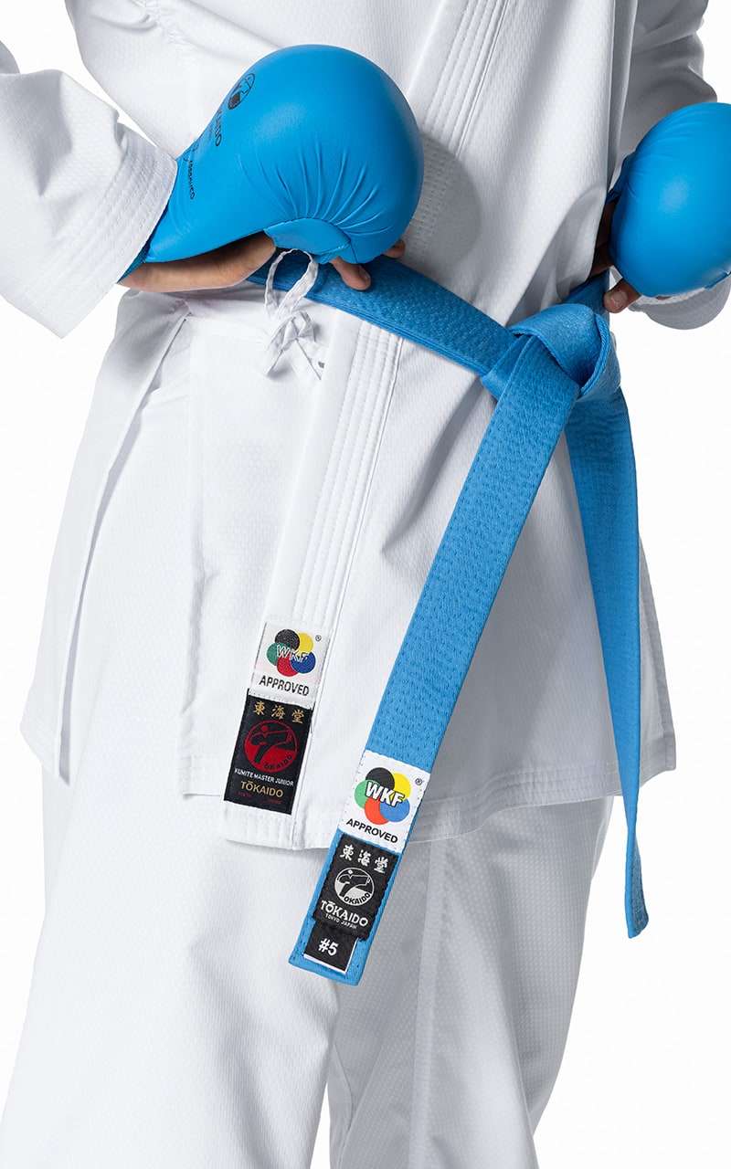 KIMONO KARATE TOKAIDO KUMITE MASTER JUNIOR SET , WKF, 4 OZ