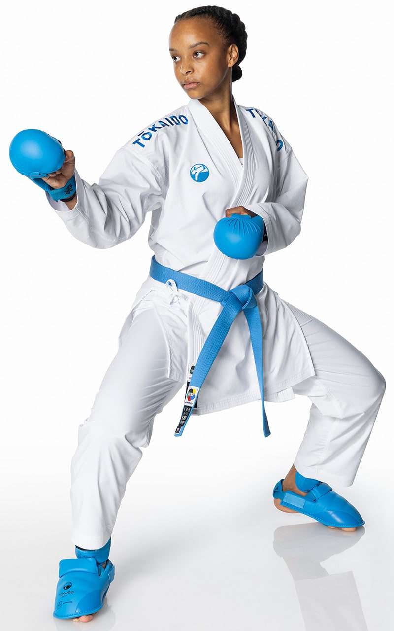 KIMONO KARATE TOKAIDO KUMITE MASTER JUNIOR SET , WKF, 4 OZ