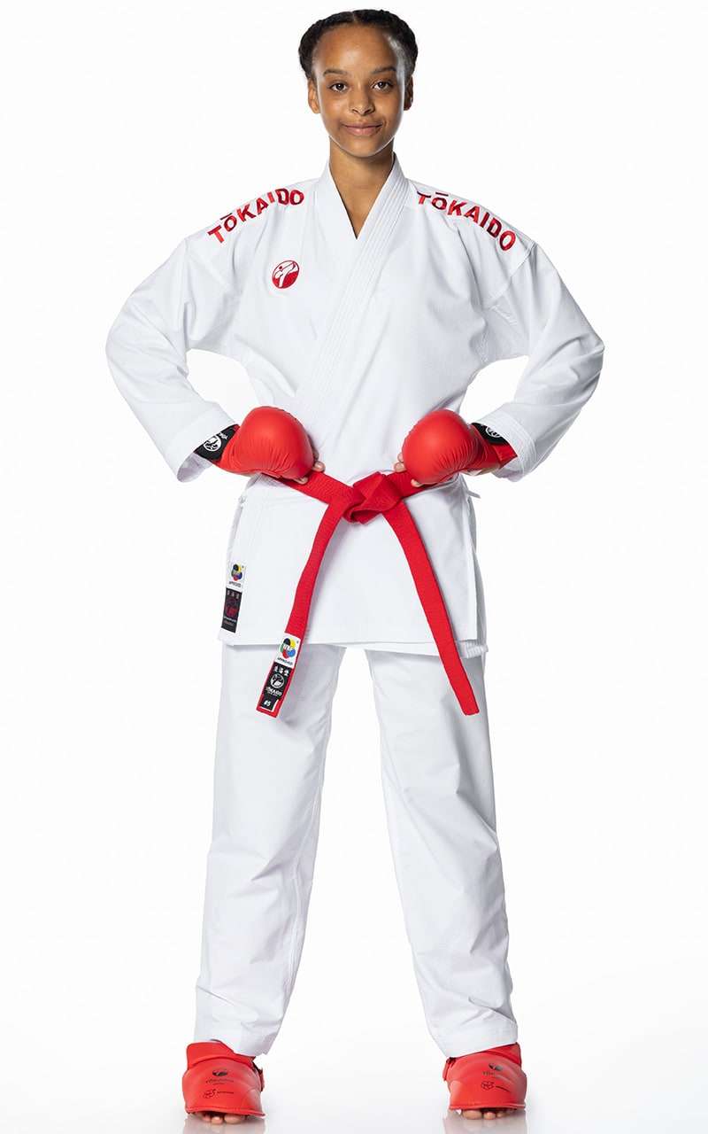 KIMONO KARATE TOKAIDO KUMITE MASTER JUNIOR SET , WKF, 4 OZ