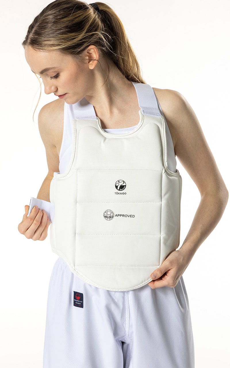 VESTA KARATE , TOKAIDO BODY GUARD, WUKF, WHITE