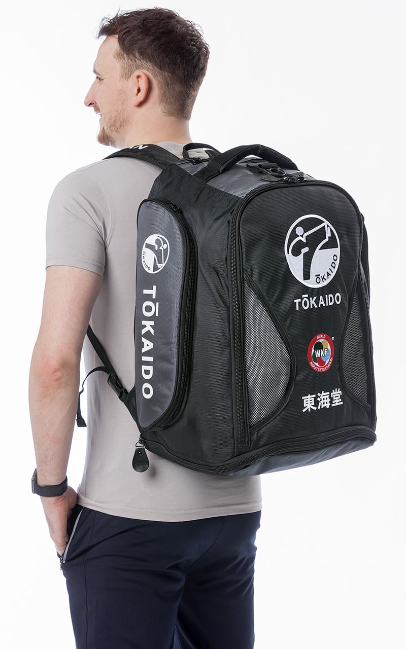GEANTA SPORT MULTIFUNCTIONALA TOKAIDO MOSTER BAG PRO NEGRU/GRI
