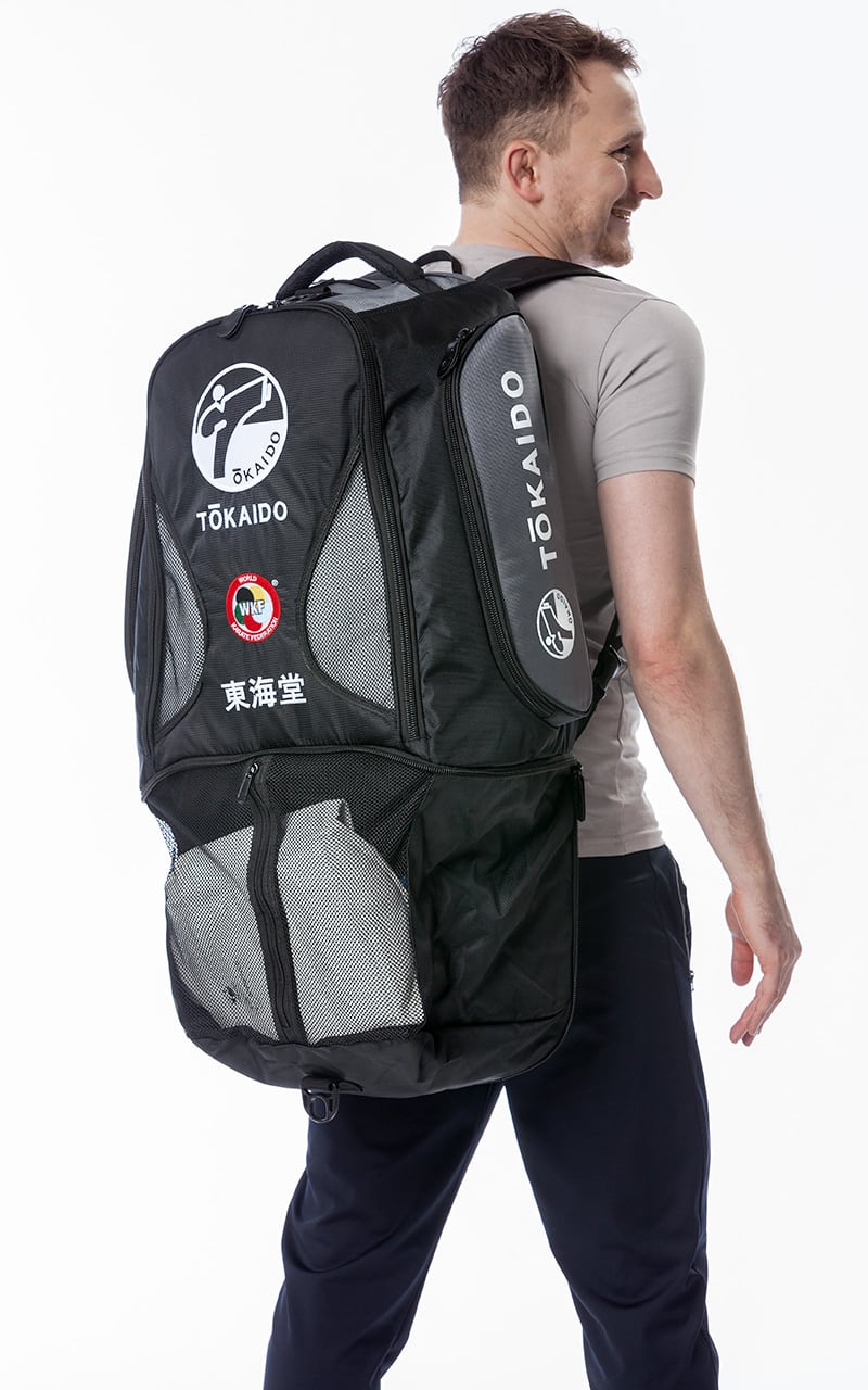 GEANTA SPORT MULTIFUNCTIONALA TOKAIDO MOSTER BAG PRO NEGRU/GRI