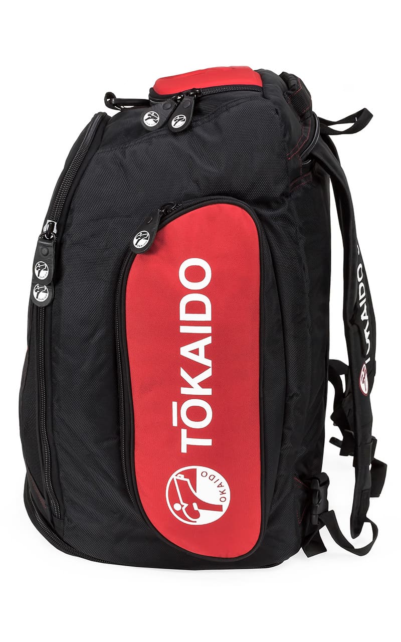 GEANTA SPORT MULTIFUNCTIONALA TOKAIDO MOSTER BAG PRO NEGRU/ROSU
