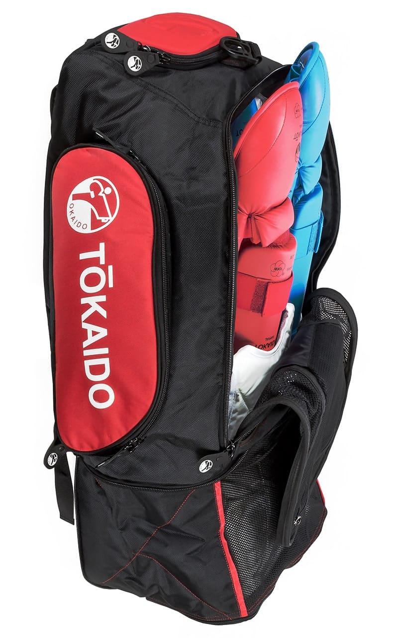 GEANTA SPORT MULTIFUNCTIONALA TOKAIDO MOSTER BAG PRO NEGRU/ROSU