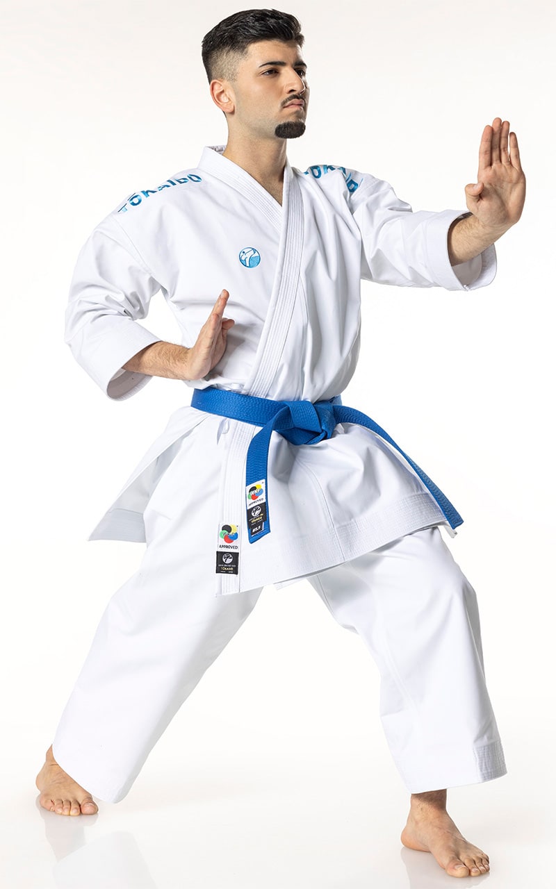 KIMONO KARATE , TOKAIDO KATA MASTER DUO , WKF, 14 OZ