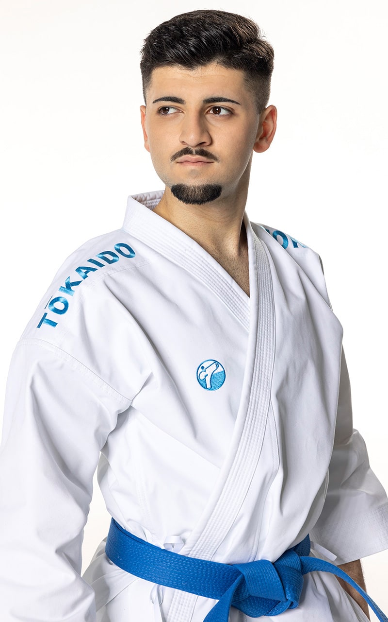 KIMONO KARATE , TOKAIDO KATA MASTER DUO , WKF, 14 OZ