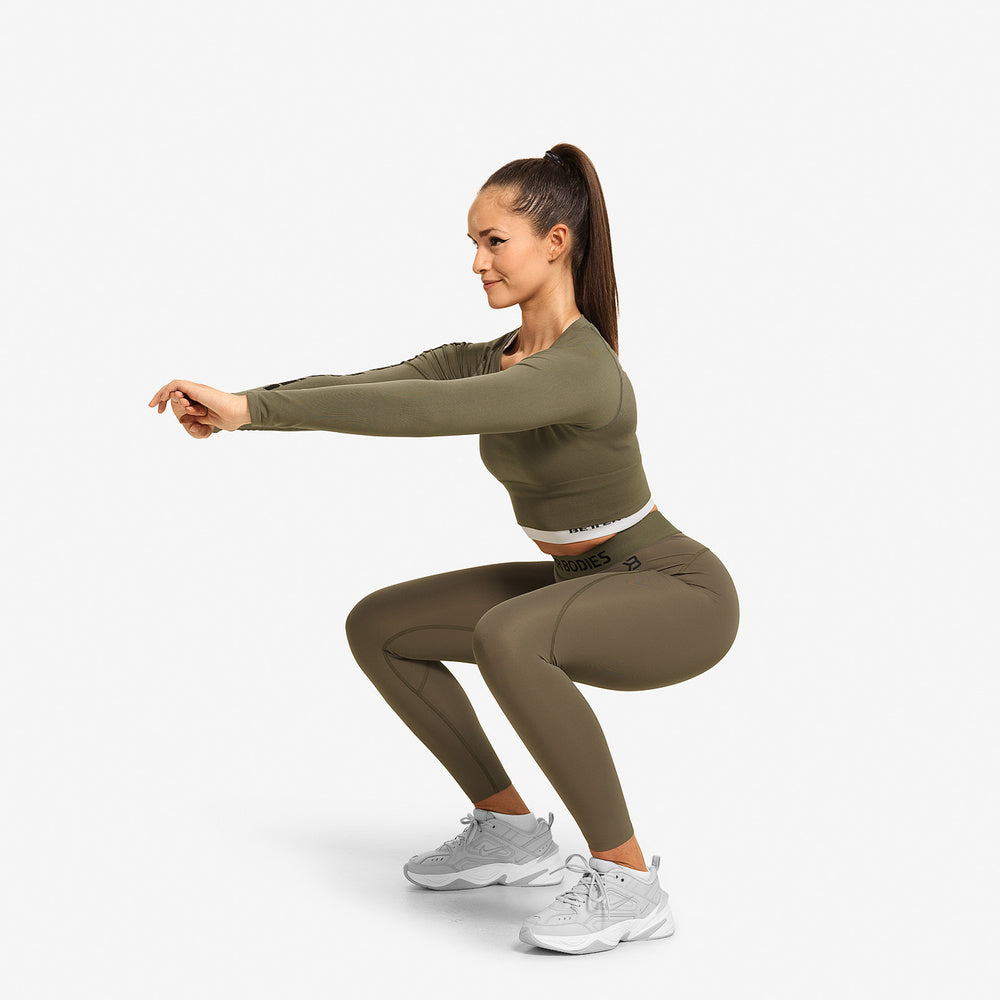 COLANTI FITNESS BETTER BODIES – HIGHBRIDGE  LEGGINGS WASHED GREEN