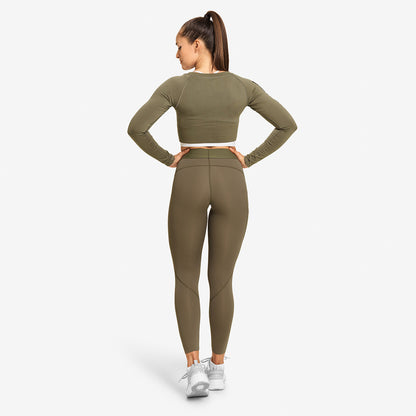 COLANTI FITNESS BETTER BODIES – HIGHBRIDGE  LEGGINGS WASHED GREEN