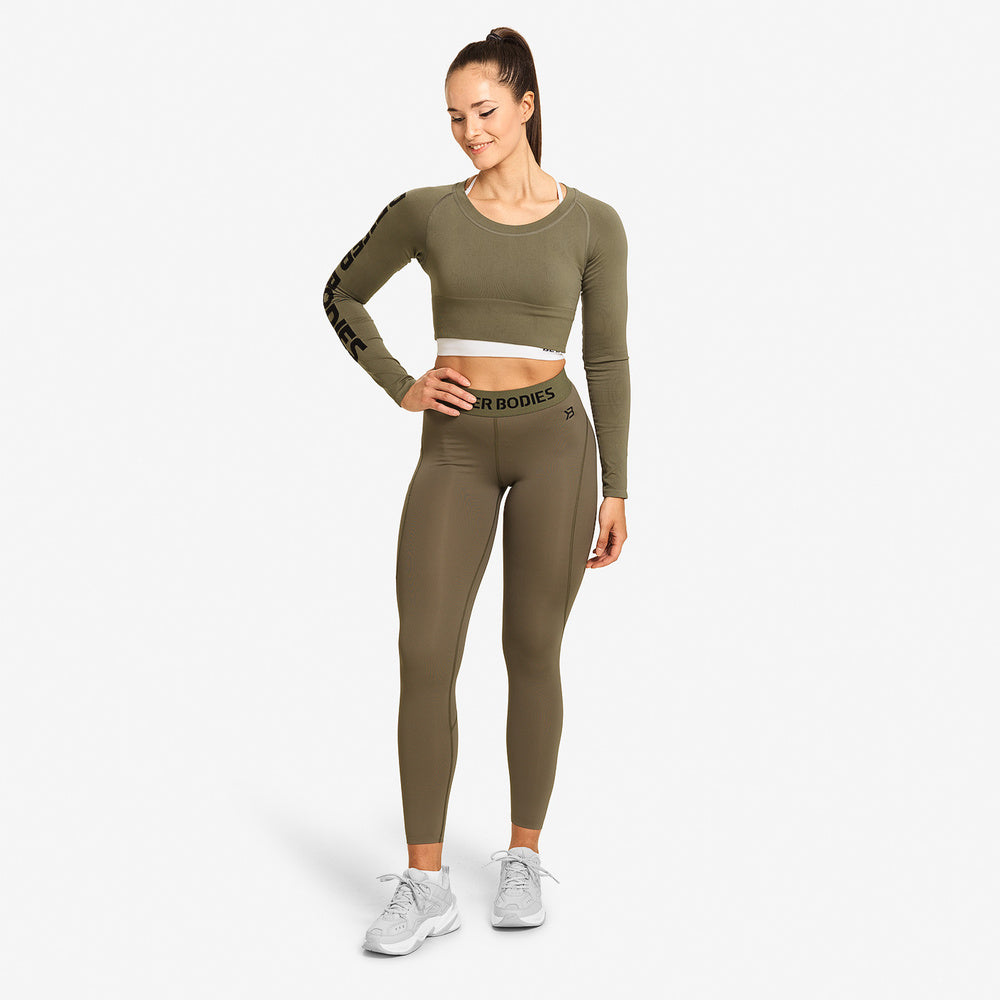 COLANTI FITNESS BETTER BODIES – HIGHBRIDGE  LEGGINGS WASHED GREEN