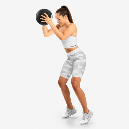 COLANTI  FITNESS BETTER BODIES – CHELSEA SHORTS , WHITE CAMO