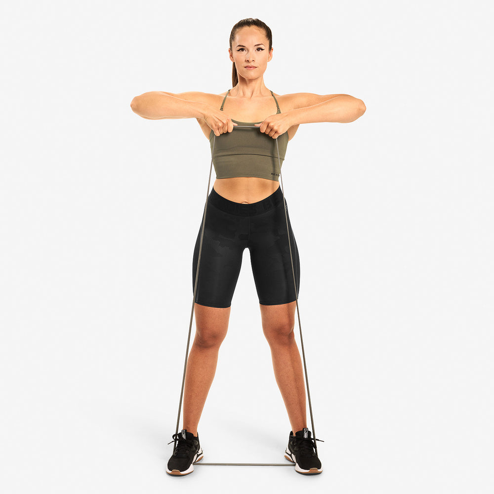 COLANTI  FITNESS BETTER BODIES – CHELSEA SHORTS , BLACK CAMO