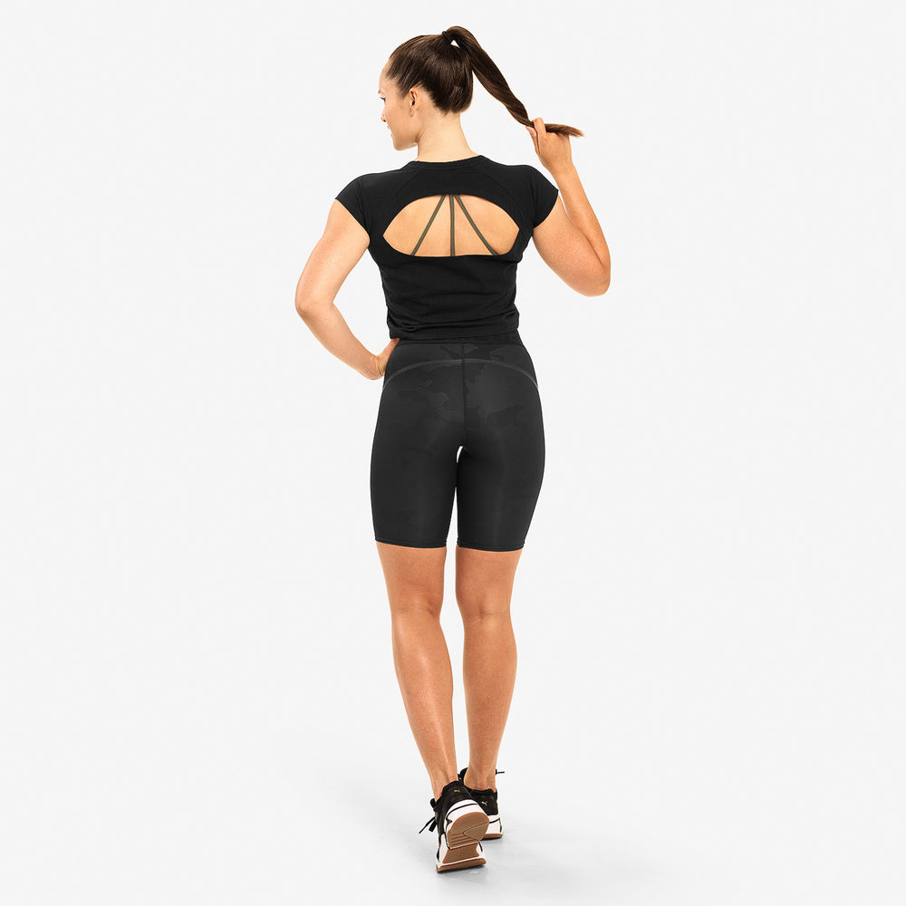 COLANTI  FITNESS BETTER BODIES – CHELSEA SHORTS , BLACK CAMO