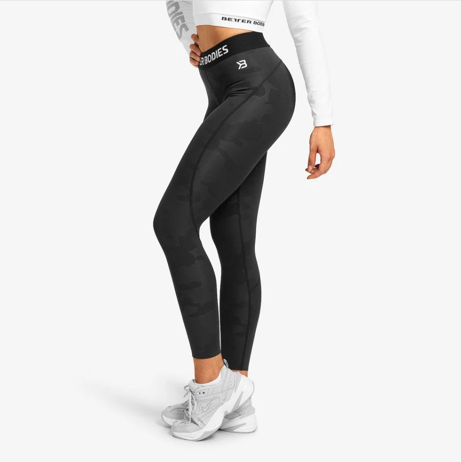 COLANTI FITNESS BETTER BODIES – HIGHBRIDGE  LEGGINGS BLACK CAMO